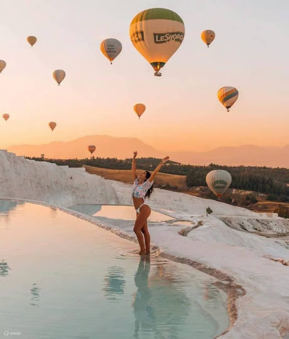 Pamukkale Hot Air Balloon from Marmaris