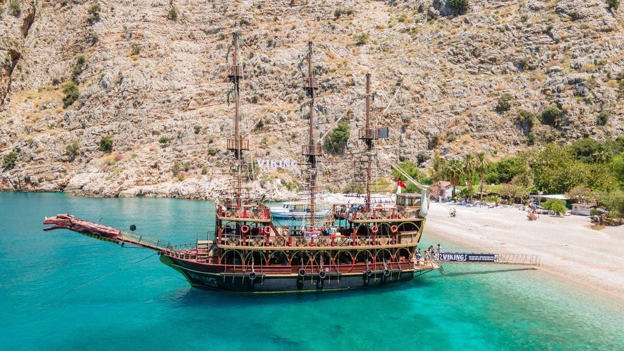 Pirate Boat Trip 'VIKING' in Fethiye and Oludeniz